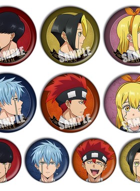 物理魔法使马修周边 MASHLE兰斯徽章雷蒙镭射吧唧动漫同人胸章B款