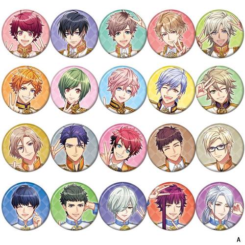 满开剧团动漫镭射徽章挂件周边