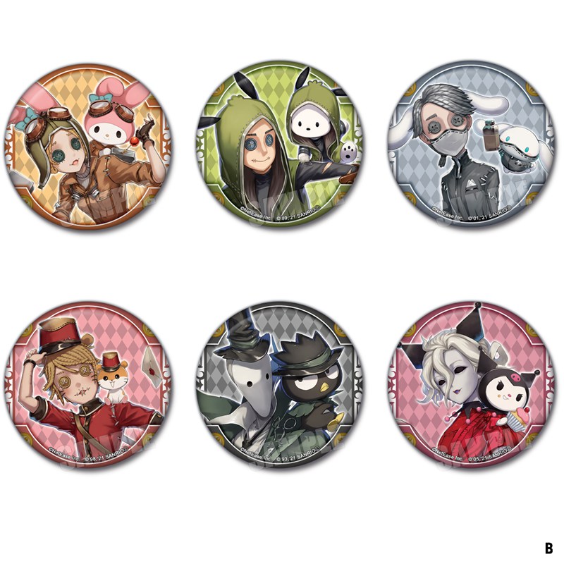 第五人格游戏胸章周边三丽鸥徽章