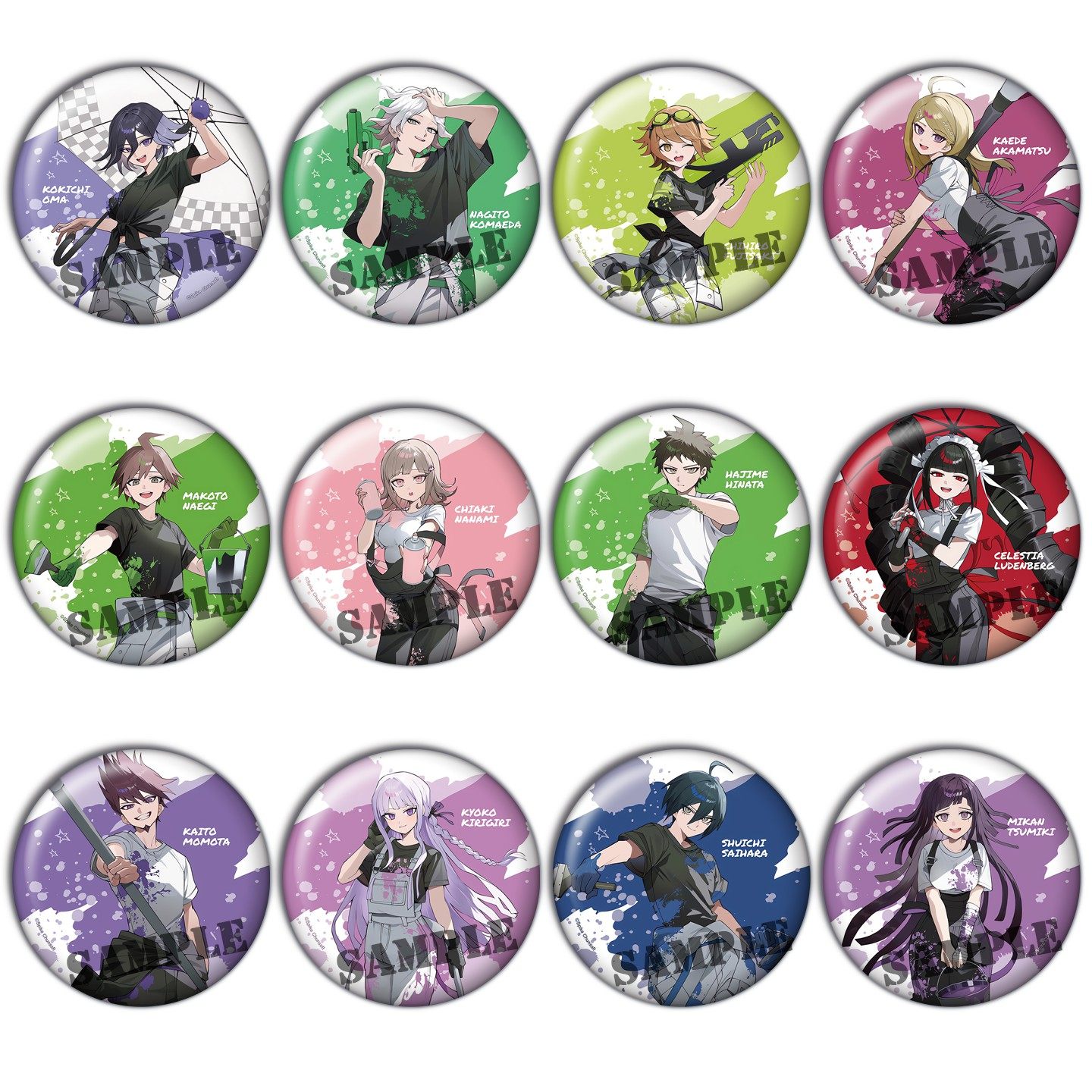 弹丸论破吧唧谷子游戏周边COS王马小吉勋章百田解斗动漫胸章徽章N