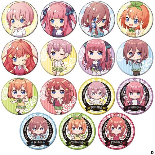 五等分新娘花嫁中野三玖吧唧周边