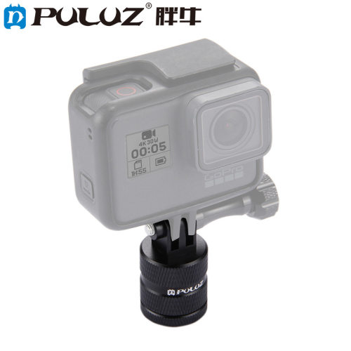 PULUZ适用于DJI Osmo Action配件 360度旋转底座 转接头固定座