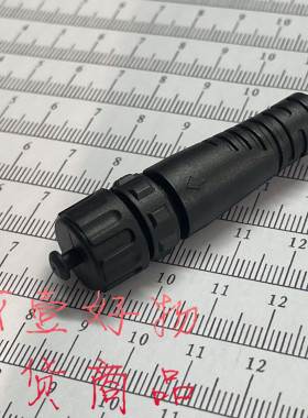 M12航空插头盖，M12X1防尘盖内牙，黑色圆形塑料堵头，防水防尘帽