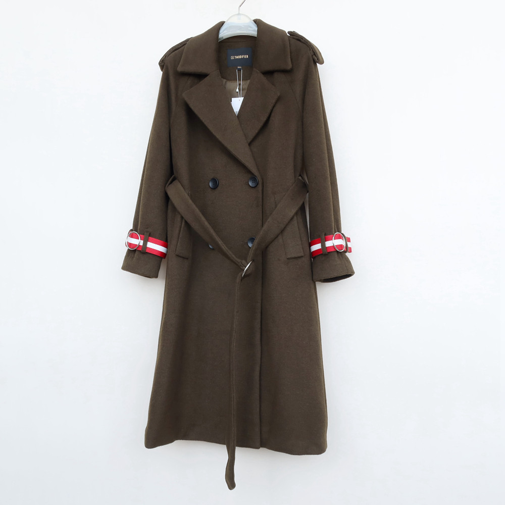 拉系列S/L正品女冬加厚直筒过膝清香羊毛混纺毛呢大衣8B9200军绿,女装/女士精品,毛呢外套,淘宝优惠券,粉丝福利购,淘宝优惠卷