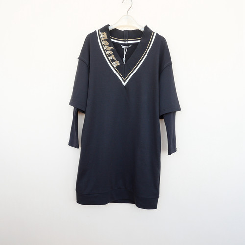 正品超值女春秋厚柔宽松卫衣裙