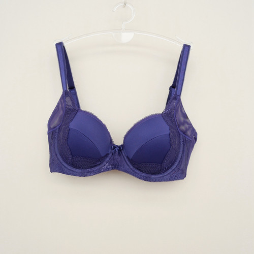 正品超值女上薄下厚蕾丝花边文胸