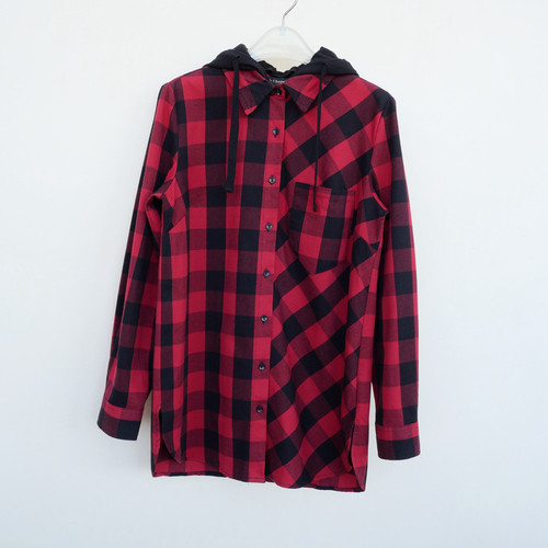 拉系列专柜正品全棉磨毛长袖衬衫