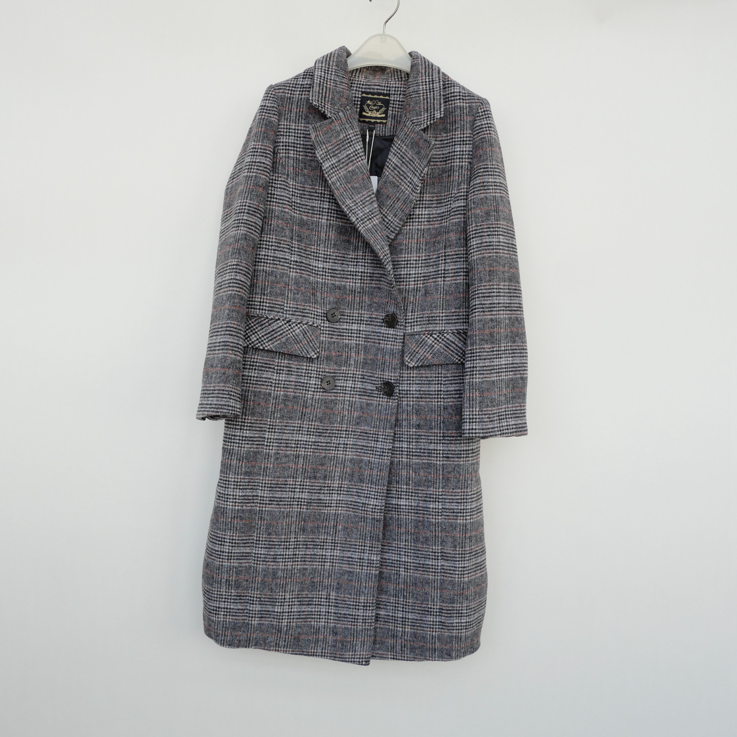 正品超值女夹棉厚保暖羊毛呢棉服