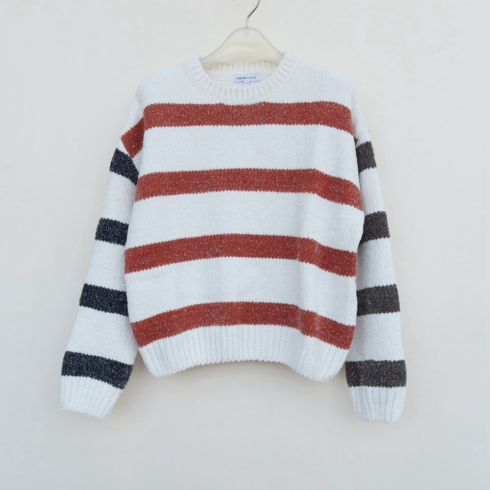 专柜正品断码宽松圆领毛针织衫