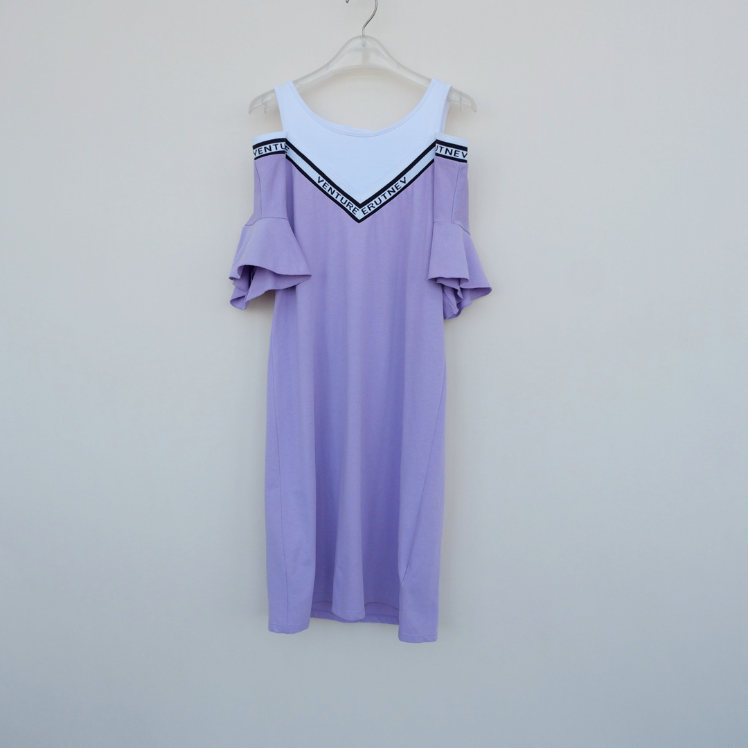 专柜正品超值女夏纯棉短袖T恤裙