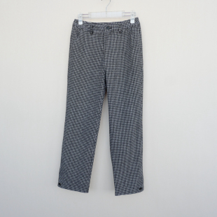 拉系SM专柜正品 4A5712黑色 清仓女冬羊毛厚保暖小个中高腰九分裤