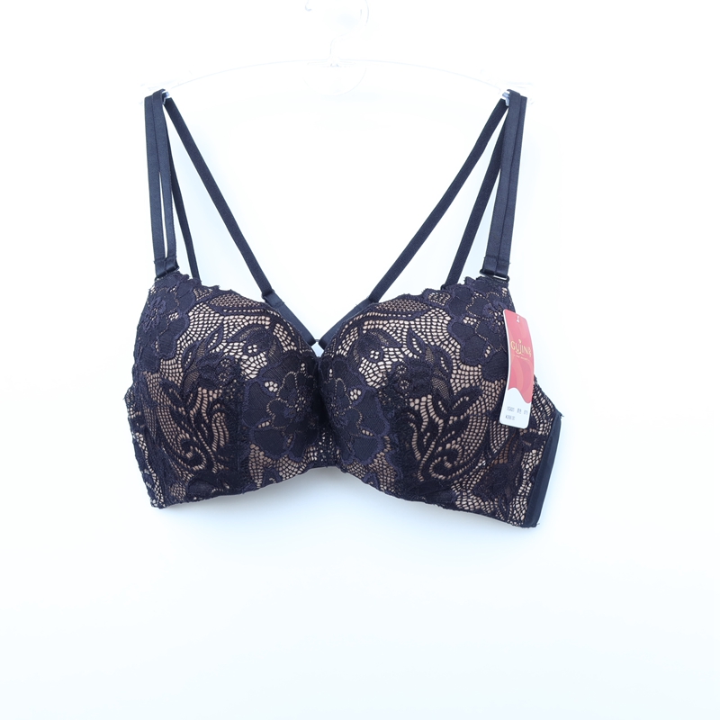 正品超值性感蕾丝侧收四排扣文胸