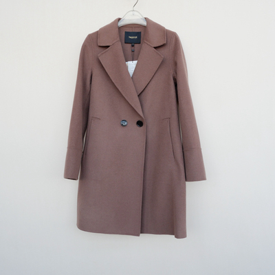 专柜正品超值轻盈保暖双面呢大衣