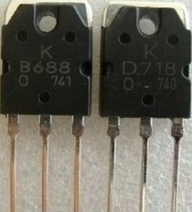 2SB688 2SD718 B688 D718 拆机音频功放配对管