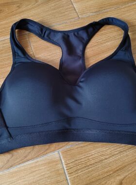 外贸黑色定型中模杯女士运动文胸36c