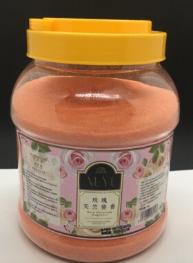 新款玫瑰天竺葵香浴盐5斤桶装海盐细盐SPA美甲泡脚泡澡去角质滋润