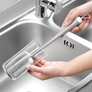 日本杯刷奶瓶刷洗杯子刷子神器多功能无死角家用厨房长柄清洁杯刷