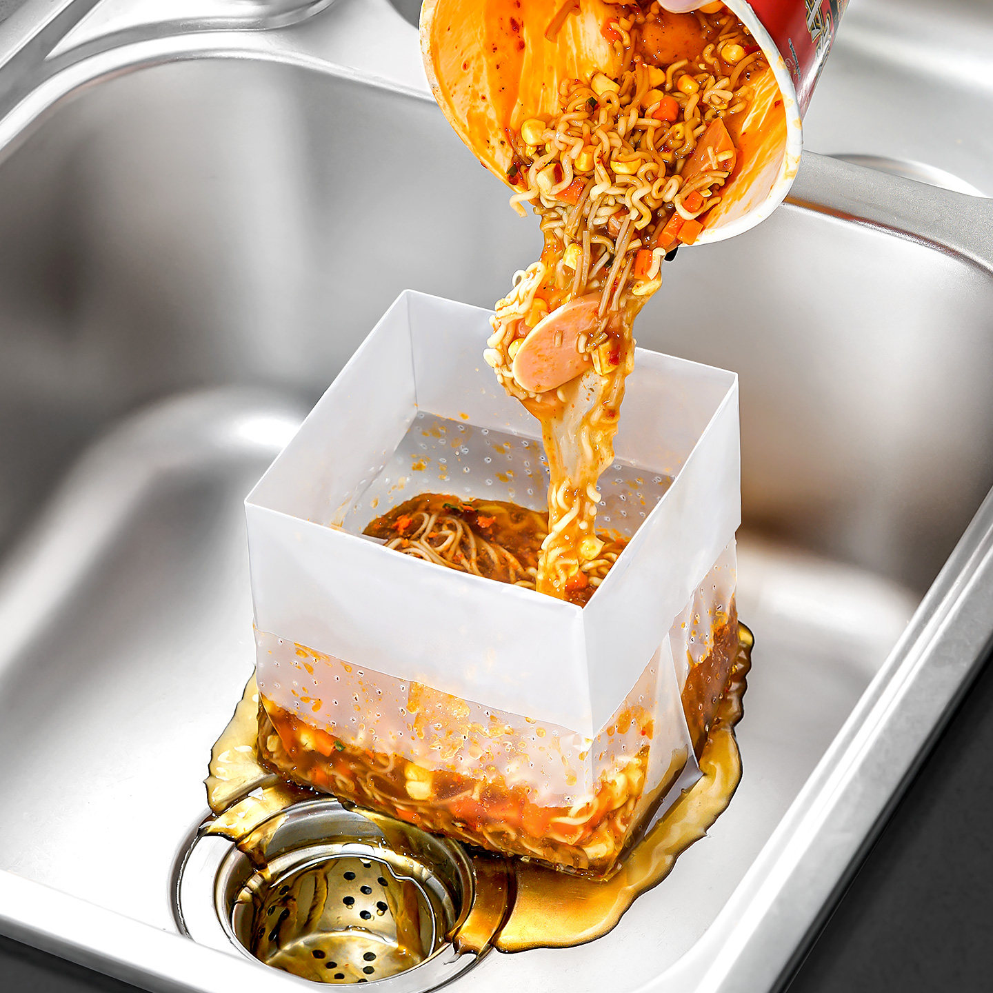 日本水槽自立式沥水袋厨房一次性剩菜汤汁隔渣袋垃圾袋防堵过滤网,家庭/个人清洁工具,水槽过滤网,淘宝优惠券,粉丝福利购,淘宝优惠卷