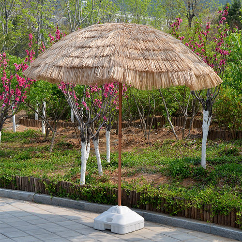 太阳伞折叠沙滩茅草景区庭院