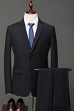 J801钱塘2020-1秋冬男士商务西装套装新郎西装青年西服P190，男装西服套装，钱塘207-1