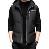 J992钱塘2020-1冬季90鸭绒羽绒服连帽马甲保暖背心P155，男装羽绒服，钱塘207-1