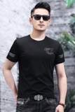B7774钱塘2020-1夏季男士时尚短袖圆领基础T恤冰丝男装休闲P55，男装T恤，钱塘207-1