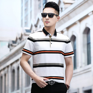 B21802钱塘2021-1夏季男士时尚短袖polo衫T恤翻领男装商务休闲图片