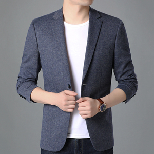 J8003钱塘2020-1秋冬男士休闲西装外套便服长袖潮流西服P155图片