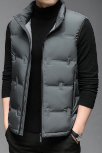 J991钱塘2020-1 冬季90鸭绒羽绒服马甲保暖背心P145图片