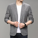 F1701钱塘2020-1春秋亚麻高端男士休闲西装轻奢大货P155，男装西服，钱塘207-1