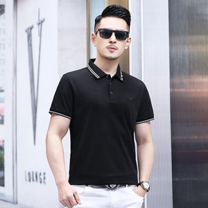 B21607钱塘2020-1夏季男士时尚短袖polo衫T恤翻领男装商务休闲P57图片