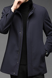 F3390钱塘2020-1秋冬男士水貂毛立领獭兔内胆休闲商务大衣P850，男装棉衣，钱塘207-1