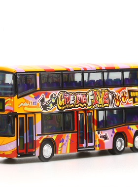 1/120香港新巴Neoplan Centroliner主題雙層巴士車模 新巴5周年