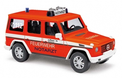 1/87 BUSCH Mercedes G 90 FW Stuttgart梅斯特斯 平治 緊急車輛
