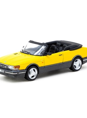 1/64 TARMAC 紳寶 Saab 900 Turbo Convertible 合金汽車模型擺設