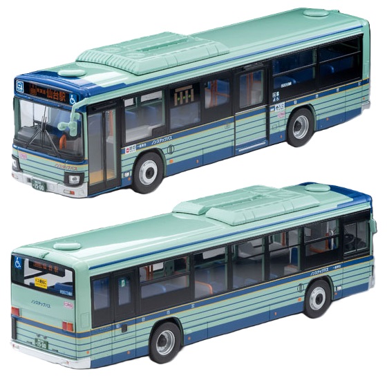 1/64 TOMYTEC N139k 日本 五十鈴ELGA仙台市交通局巴士 車輛模型