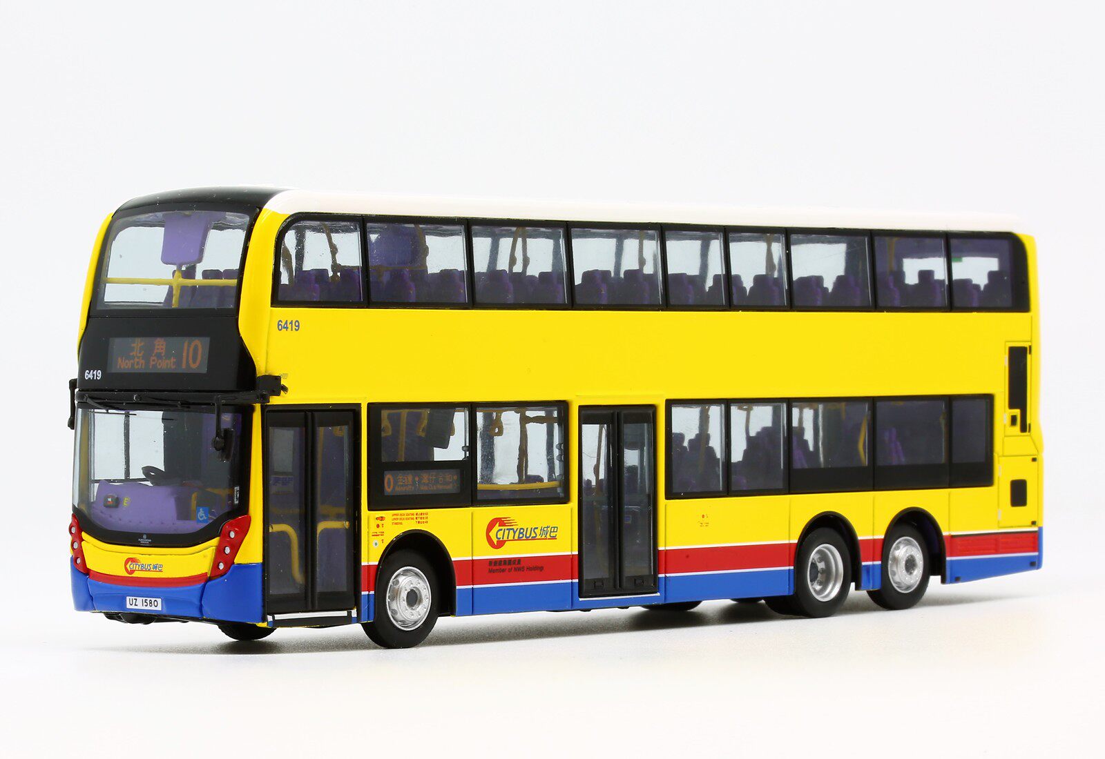 1 76香港巴士模型城巴adl亞歷山大丹尼士enviro500 12 8m北角10路 網絡縱橫模型 淘优券