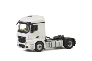 1/50金属WSI奔馳ACTROS MP4卡車模型仿真拖頭貨車平治合金玩具