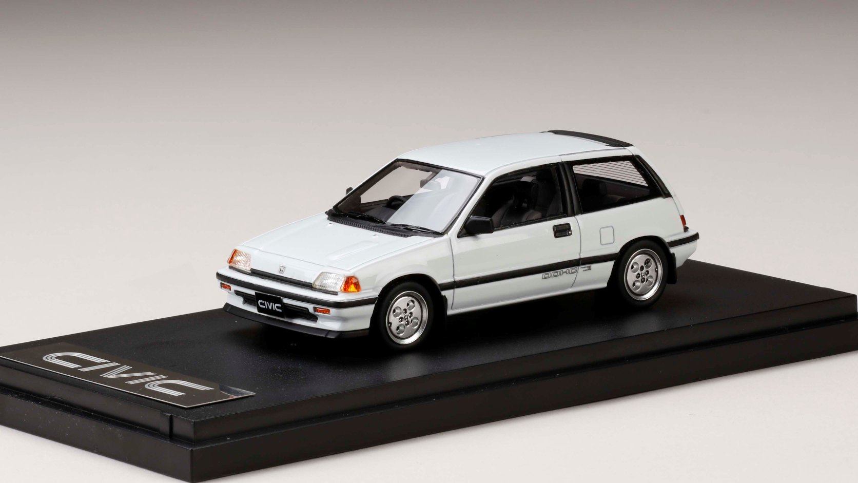 1/43 mark43本田 honda思域civic si (at)1984 wonder civic 白色