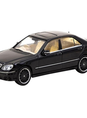 1/64 TARMAC 梅斯特斯 平治 S-Class Wald 黑色 合金汽車模型