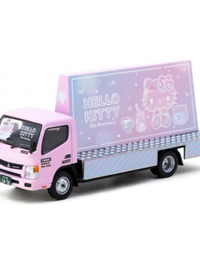 1/64 TARMAC 三菱Fuso Canter HELLO KITTY凱蒂貓廣告看版 合金車