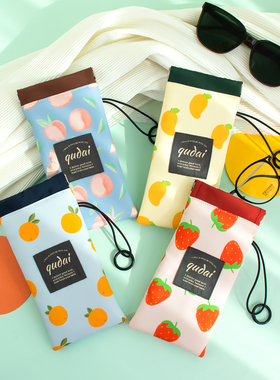 眼镜收纳包可挂便携防压近视眼镜太阳镜墨镜包自动闭合弹片眼镜袋