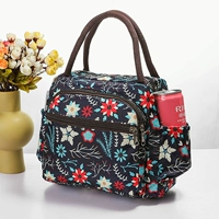 Голубая пяти ветвей цветочных ветвей на молнии