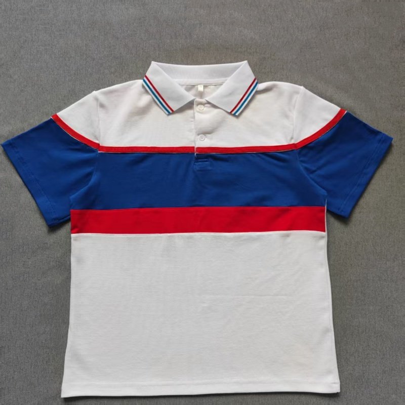 定做夏季男女校服同款运动短袖T恤POLO衫白色拼接宝蓝色运动短袖,女装/女士精品,POLO衫,淘宝优惠券,粉丝福利购,淘宝优惠卷