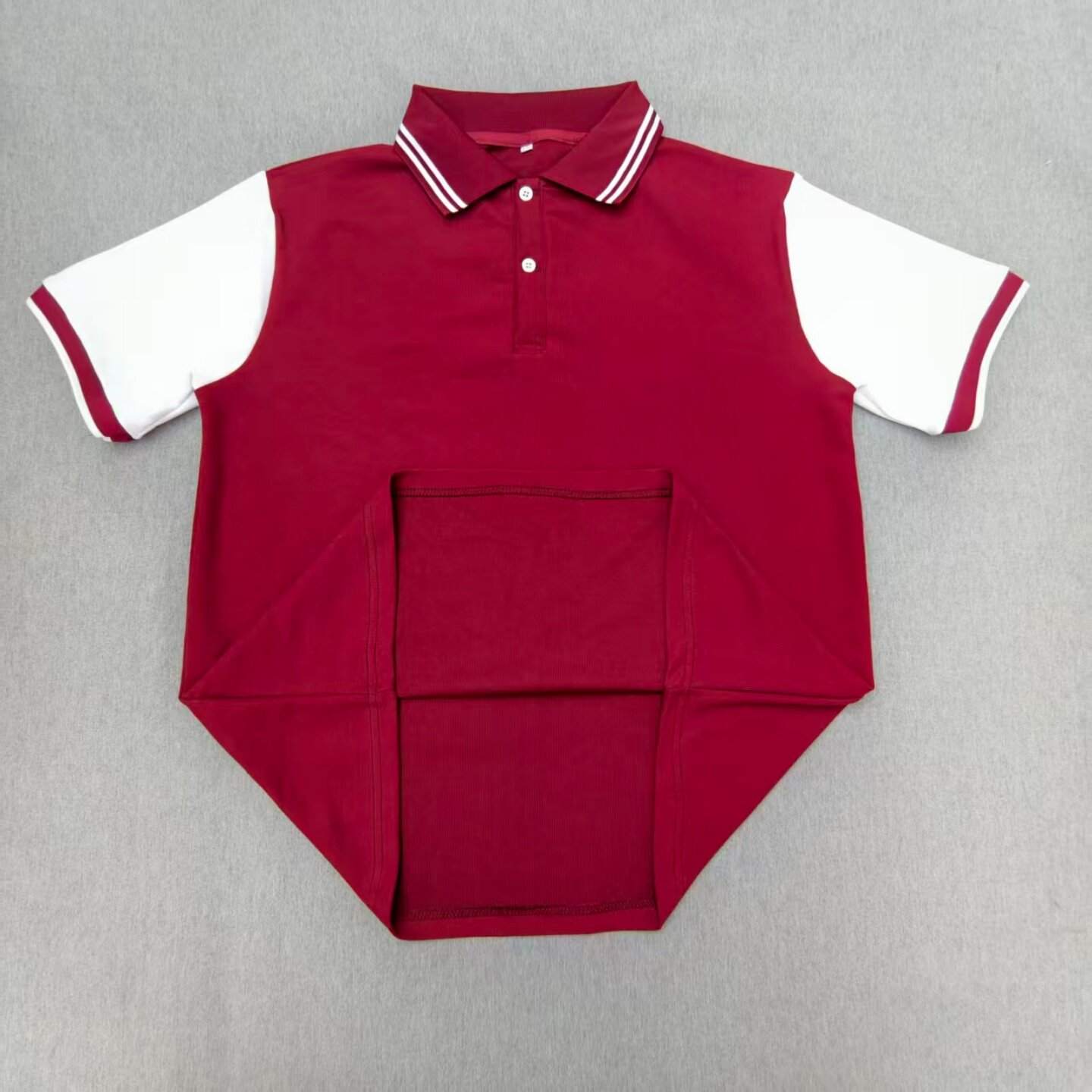 定做夏季男女校服同款运动短袖图片