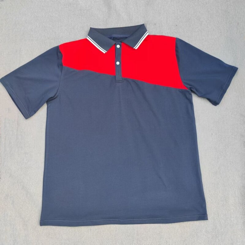 定做夏季男女校服同款藏蓝色拼大红色短袖翻领T恤POLO衫运动上衣,女装/女士精品,POLO衫,淘宝优惠券,粉丝福利购,淘宝优惠卷