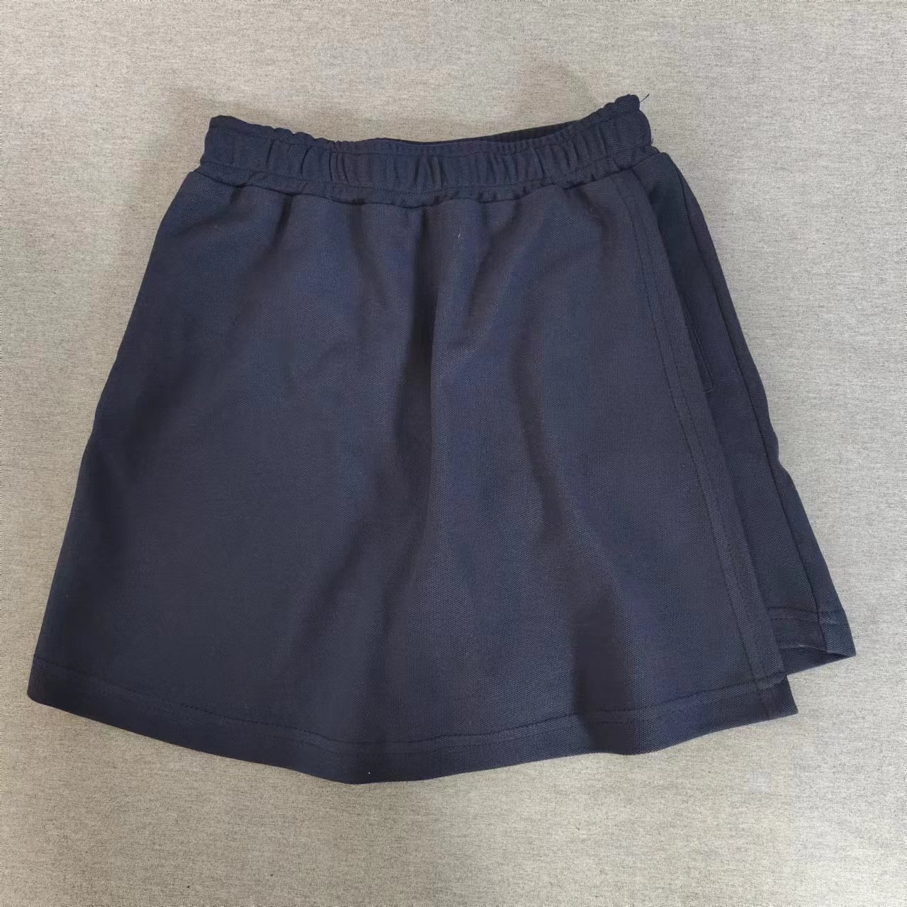 定做夏季纯棉女款运动短裤 纯色百搭防走光高腰半身裙运动短裙