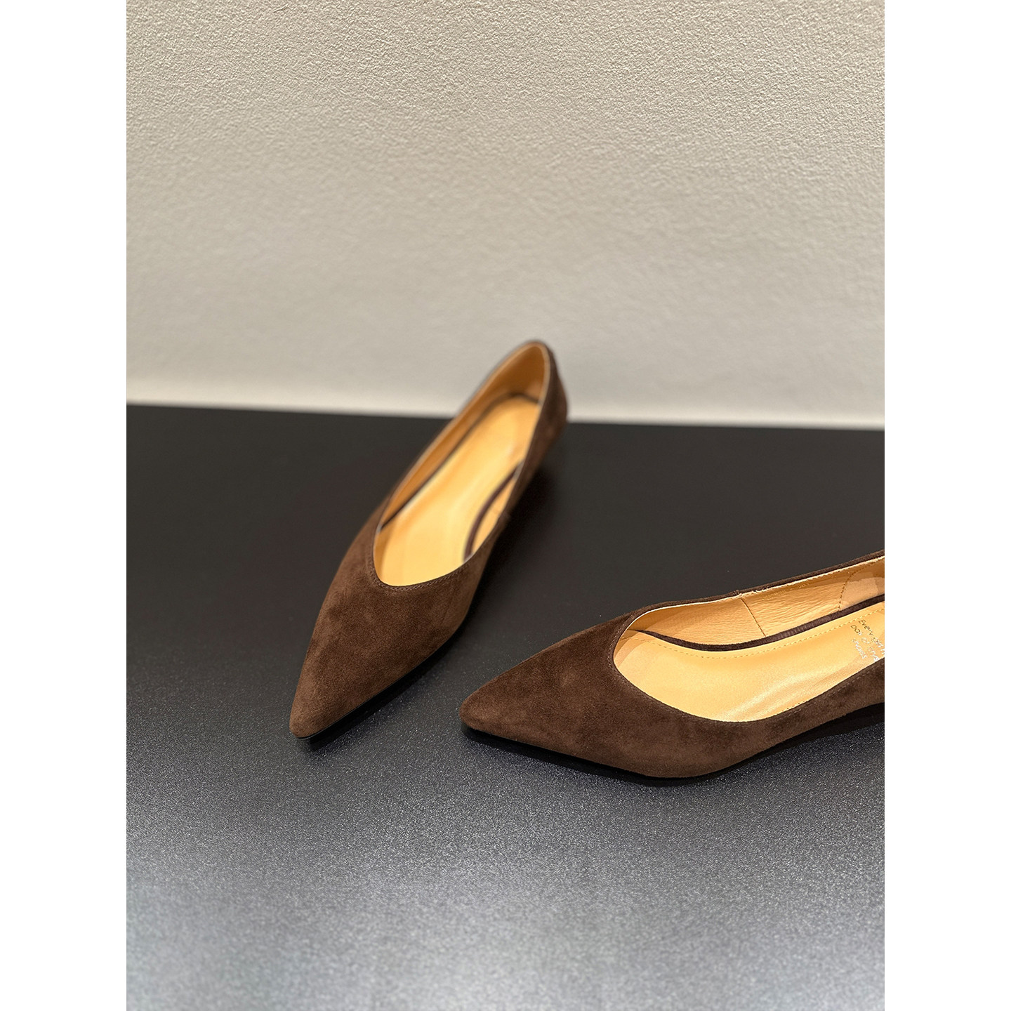 羊皮版~平底一脚蹬浅口单鞋女2025年秋季尖头小香风绒面玛丽珍鞋,女鞋,浅口单鞋,淘宝优惠券,粉丝福利购,淘宝优惠卷