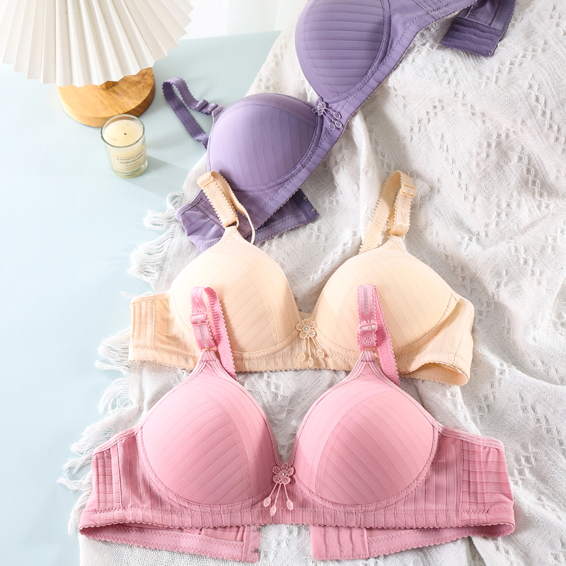 加肥加大码无钢圈中老年文胸薄款