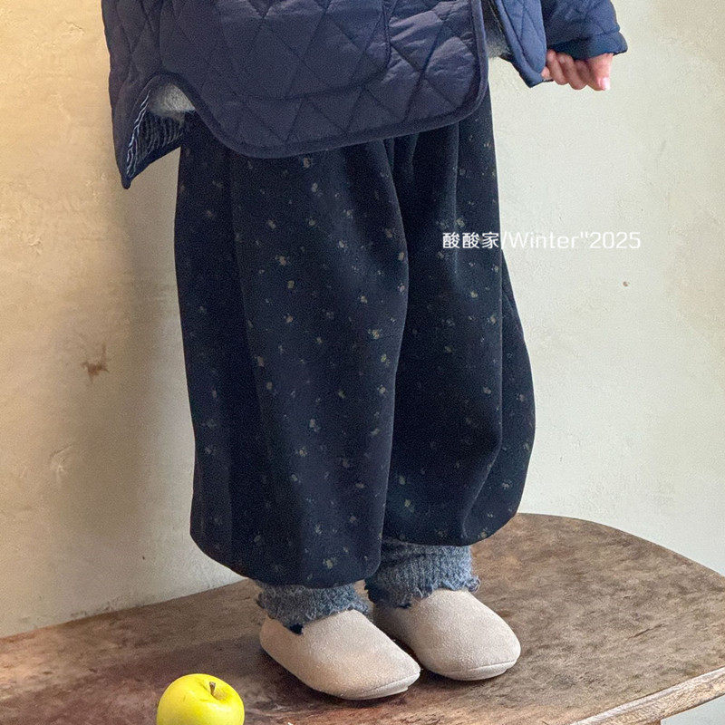 女童森系碎花加绒灯笼裤冬季新品韩系女宝宝纯棉一体绒百搭长裤,童装/婴儿装/亲子装,裤子,淘宝优惠券,粉丝福利购,淘宝优惠卷